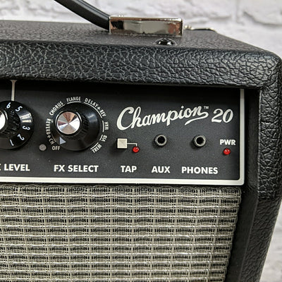 Fender Champion 20 Guitar Combo w/ cover