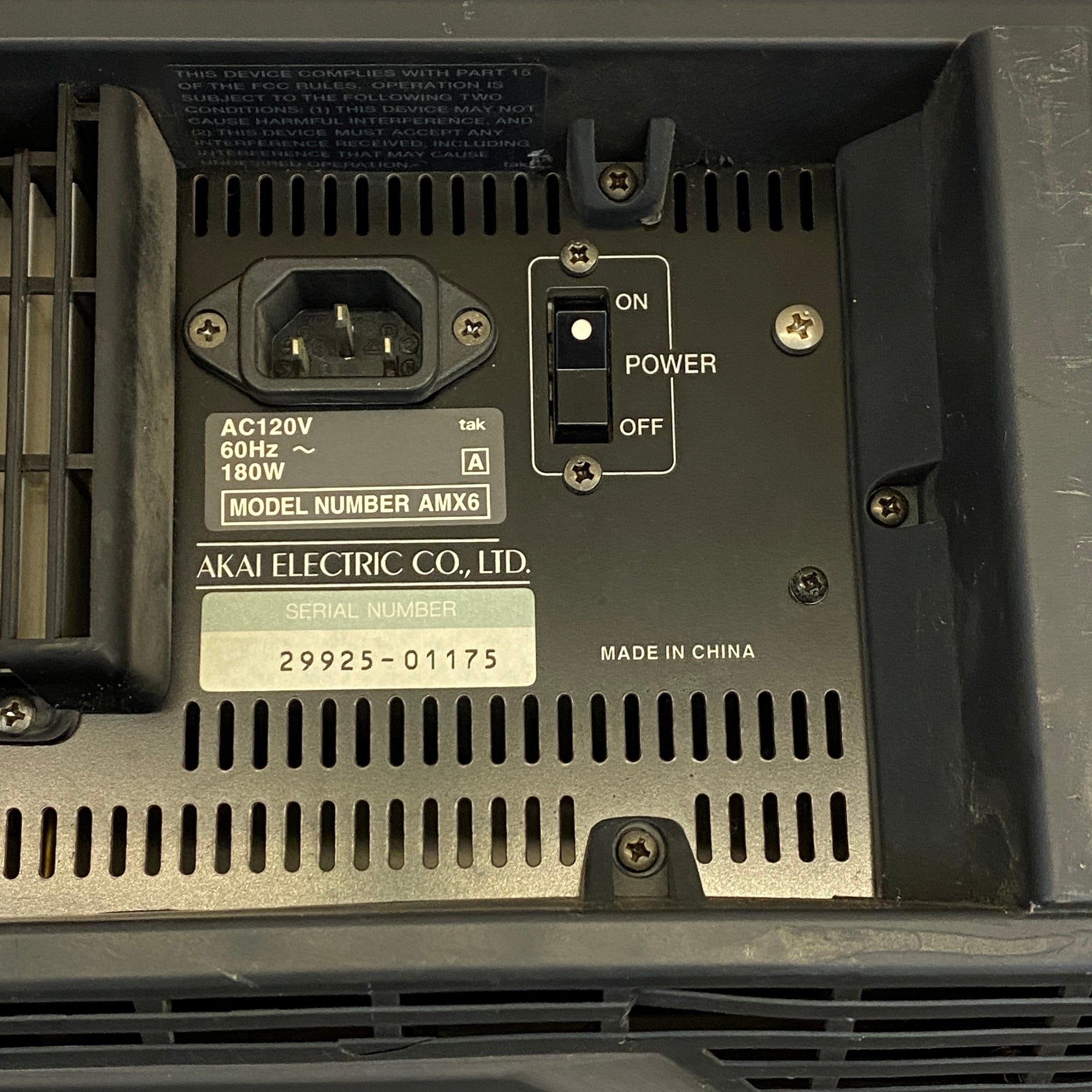 Akai AMX6 Dual Mono Powered Mixer