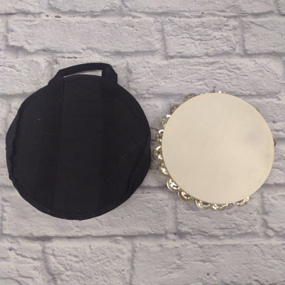 Unknown 10" Tambourine w/ Case