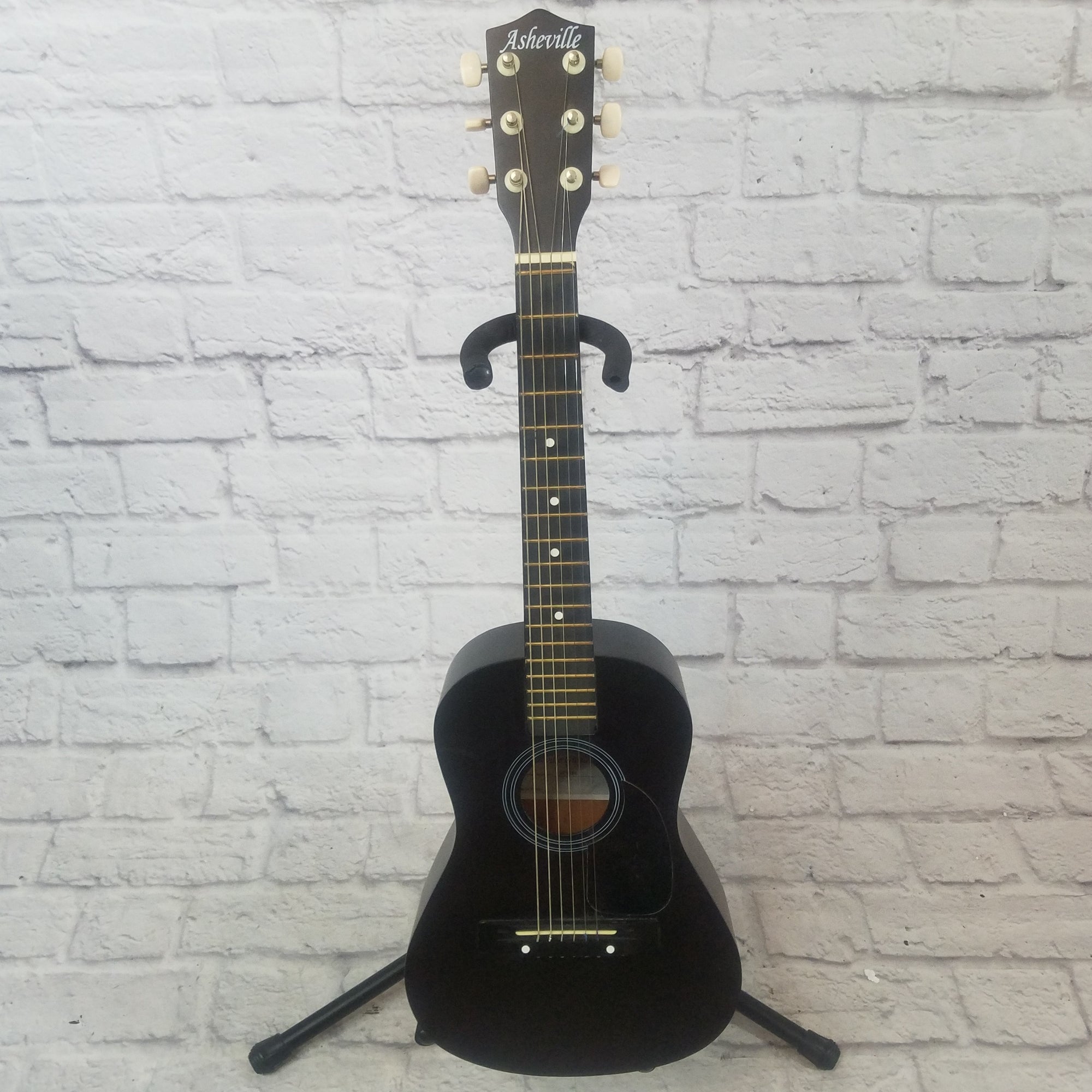 Asheville WE39BK Mini Student Acoustic Guitar
