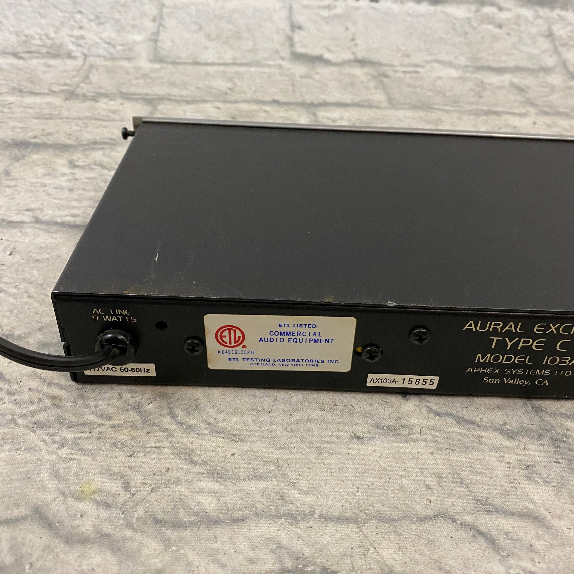 Aphex Systems Aural Exciter Type C Rackmount Drive
