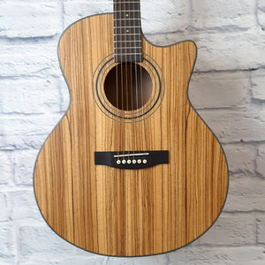 Willow Creek AGZZC Acoustic/Electric Guitar - Natural Satin