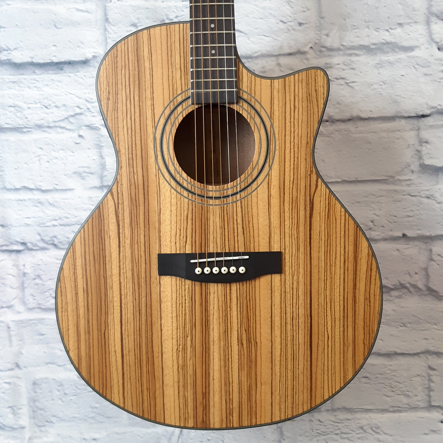 Willow Creek AGZZC Acoustic/Electric Guitar - Natural Satin