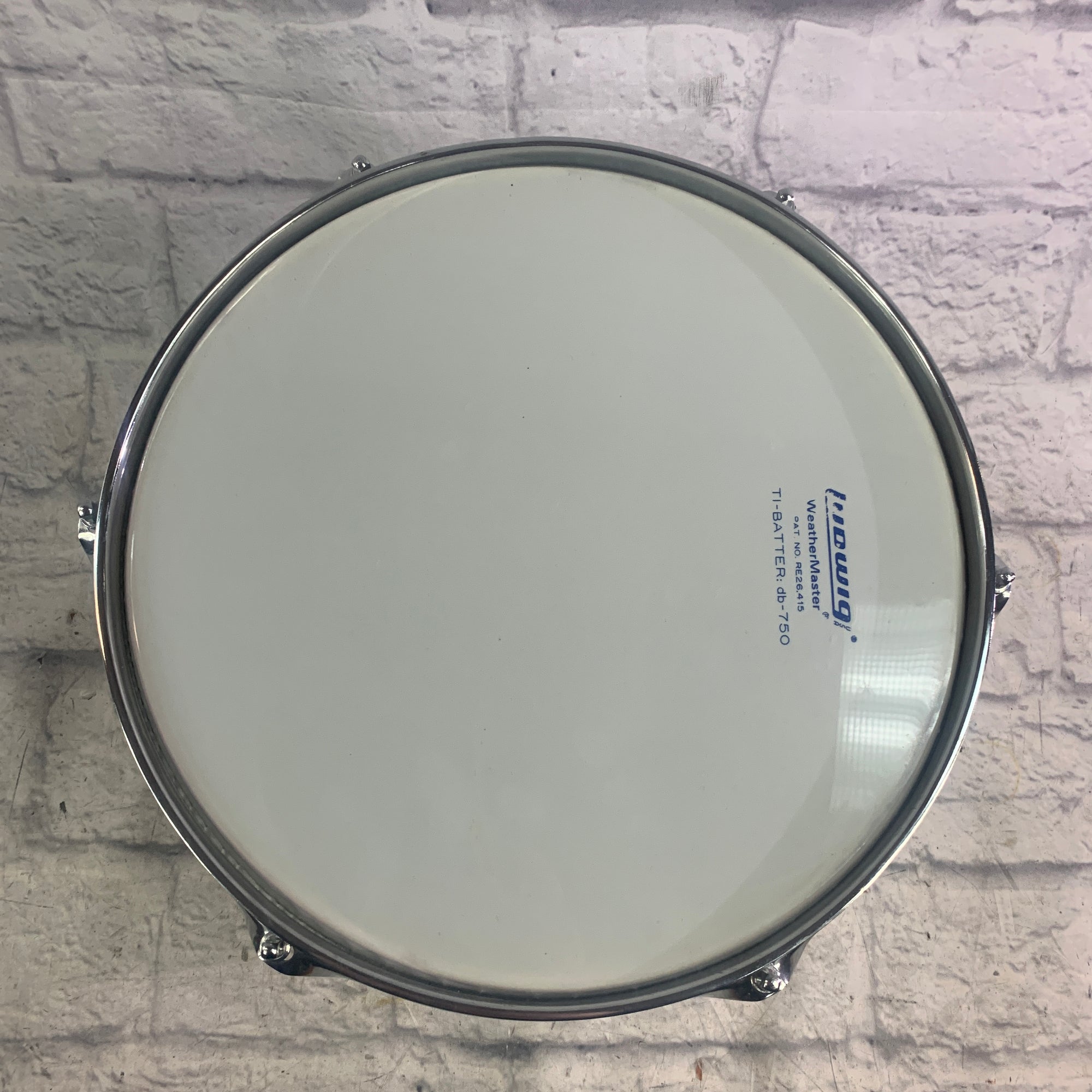 Ludwig 12 Chrome Over Vistalite Tom