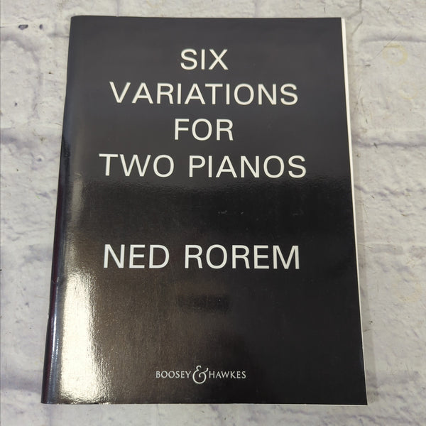 Ned Rorem - Six Variations for Two Pianos Music Book - Evolution Music