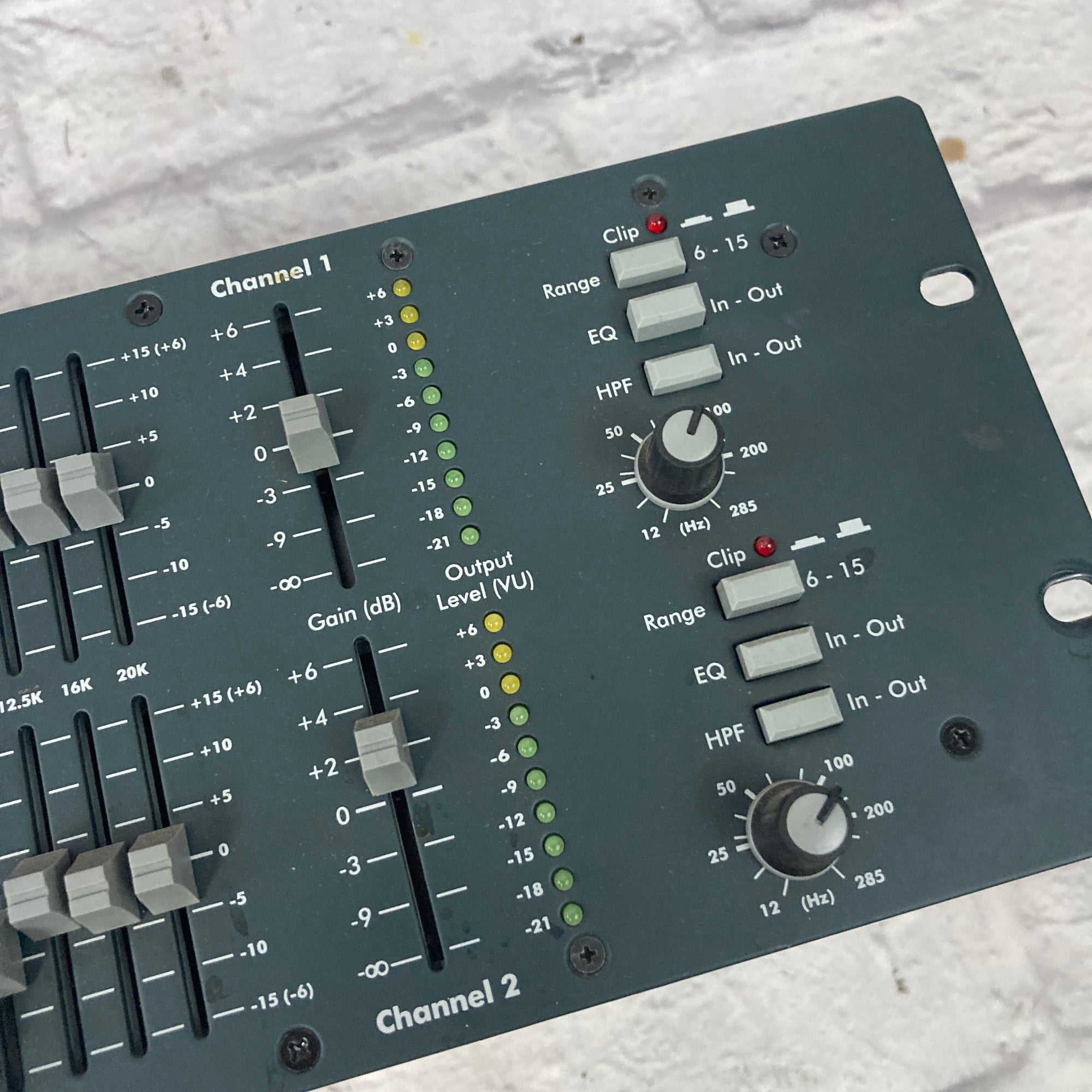 Ashly GQX-3102 Dual 31 Band Rack EQ