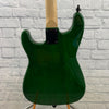 R&R Custom Handmade Super Strat ST004 Electric Guitar with Transparent Green Finish