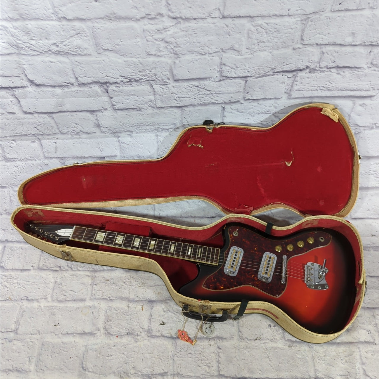Vintage 60s Harmony H19 Electric Guitar