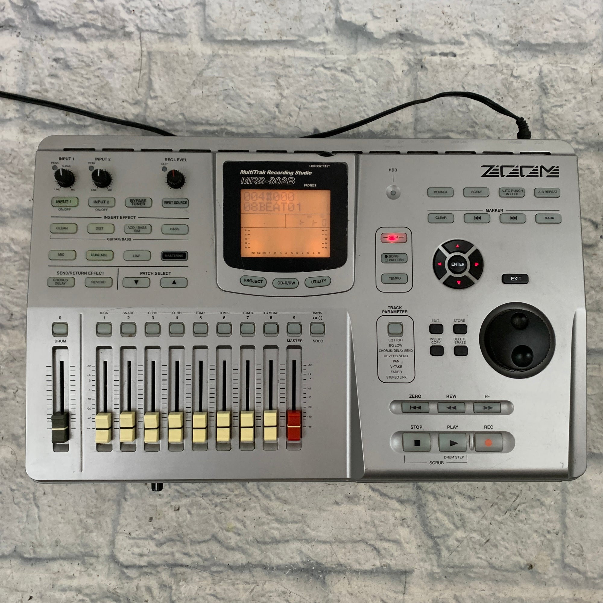 Zoom MRS802B MultiTrak Digital Studio Recorder Evolution Music