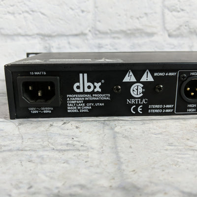DBX 234XL 2 or 3-way Stereo/4-way Mono Crossover