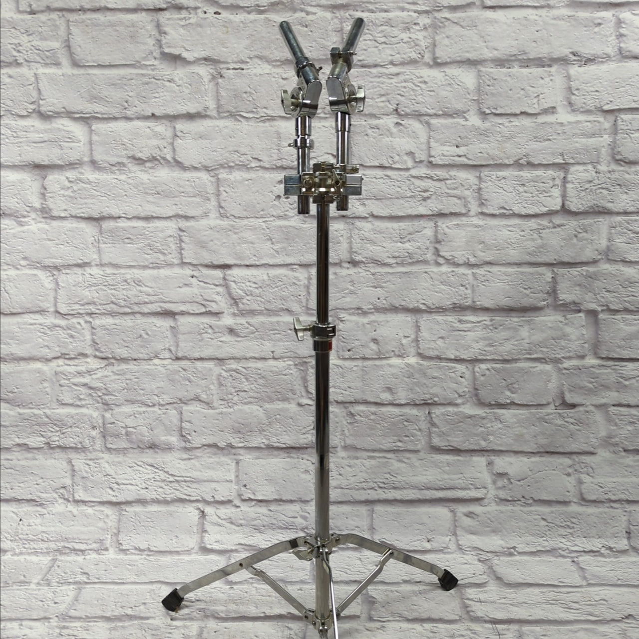 Pearl Heavy Duty Single Braced Double Tom Stand Stand 1980s Red Label
