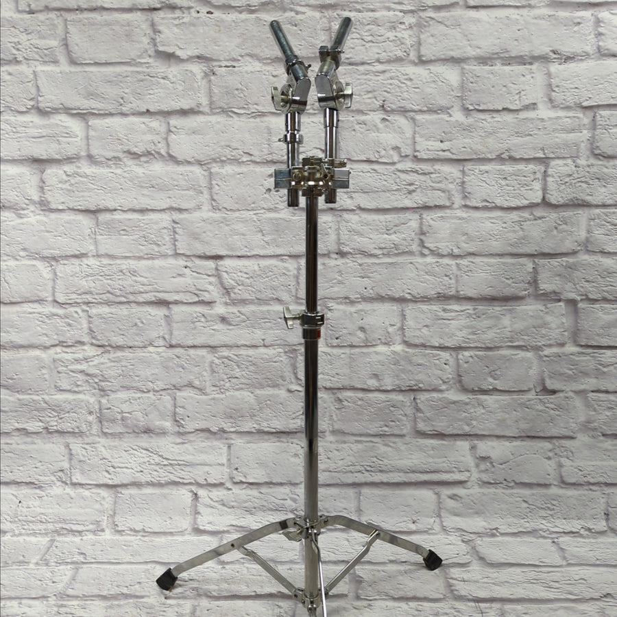 Pearl Heavy Duty Single Braced Double Tom Stand Stand 1980s Red Label