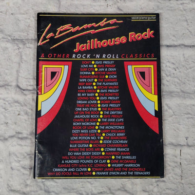La Bamba Jailhouse Rock and Other Rock 'n Roll Classics for Voice Piano Guitar Book