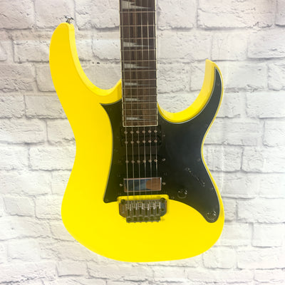 Ibanez GRG150DXS Yellow Electric Guitar Modified