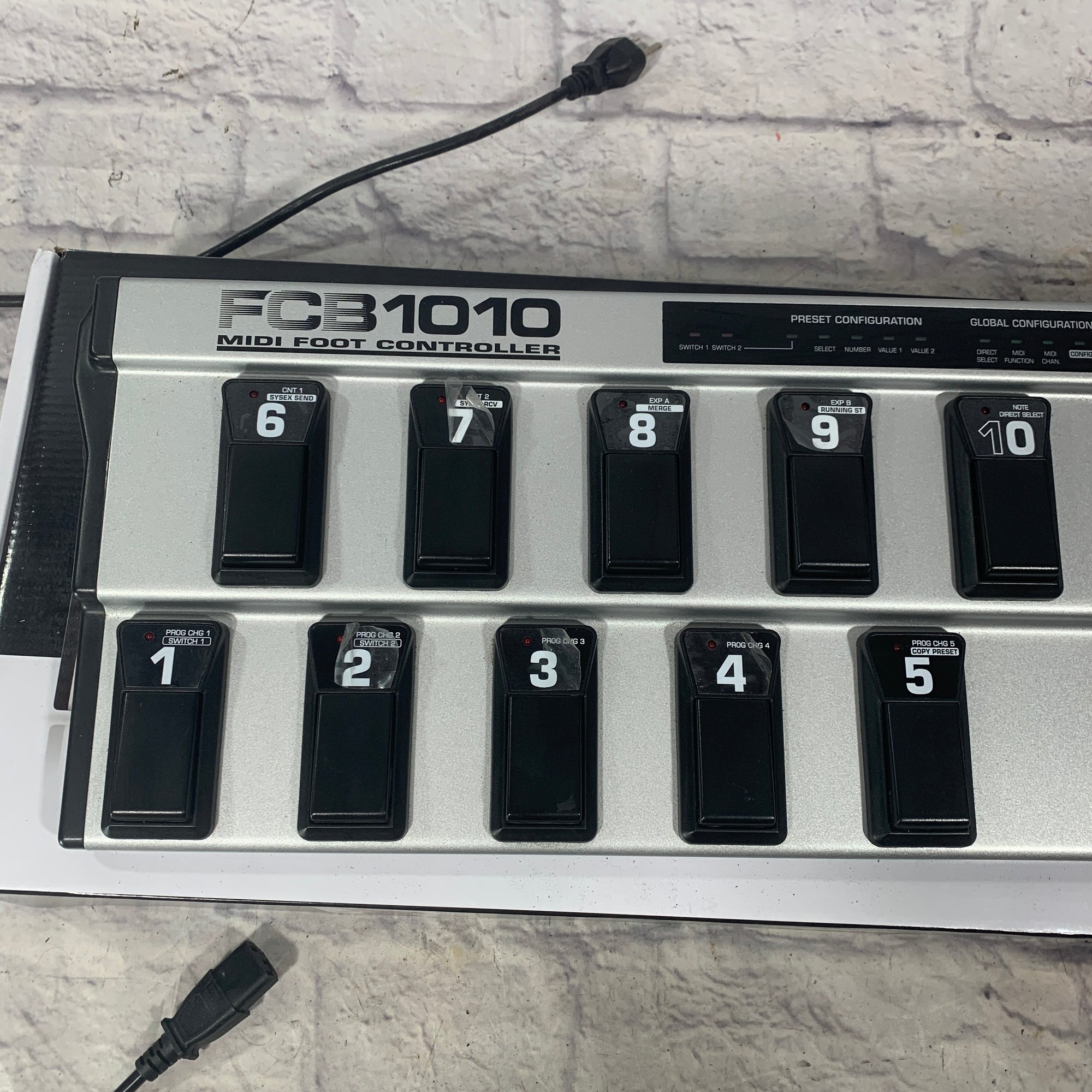 behringer pedal fcb1010 Behringer FCB1010 Midi Foot Controller