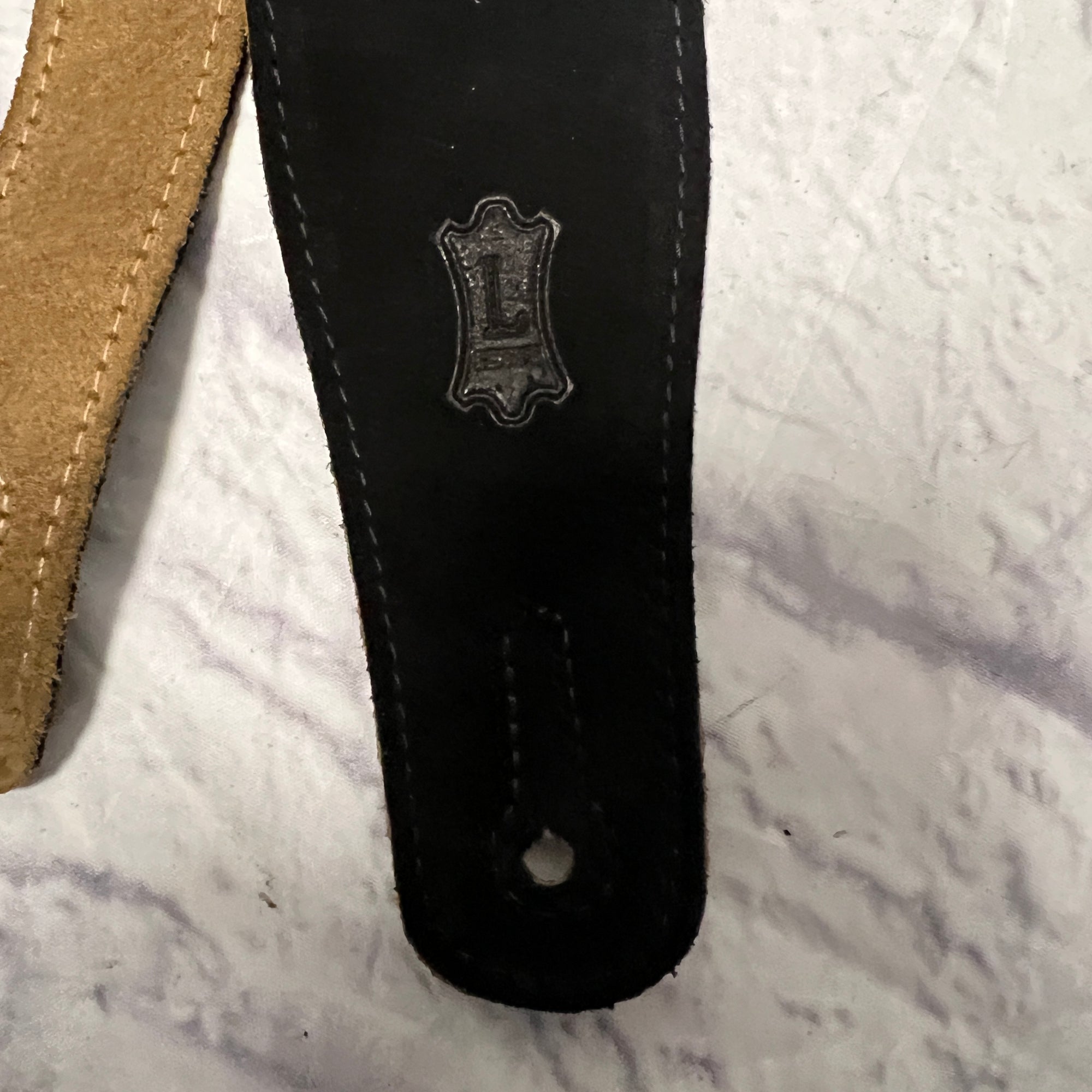 Levy's Black Suede Guitar Strap