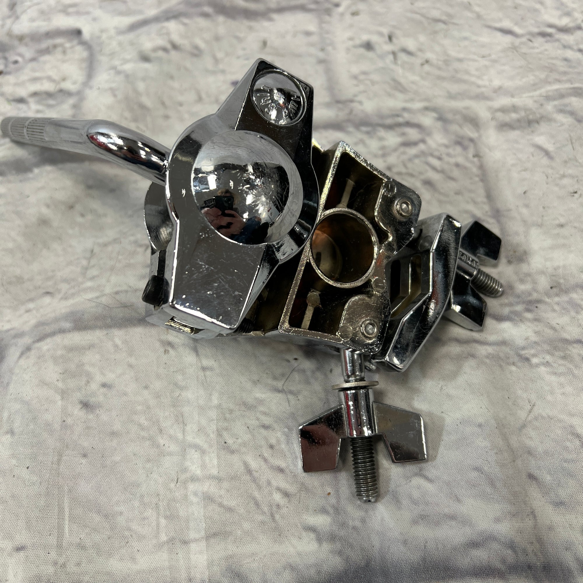 Unknown Percussion Clamp with Ball Mount L-Rod