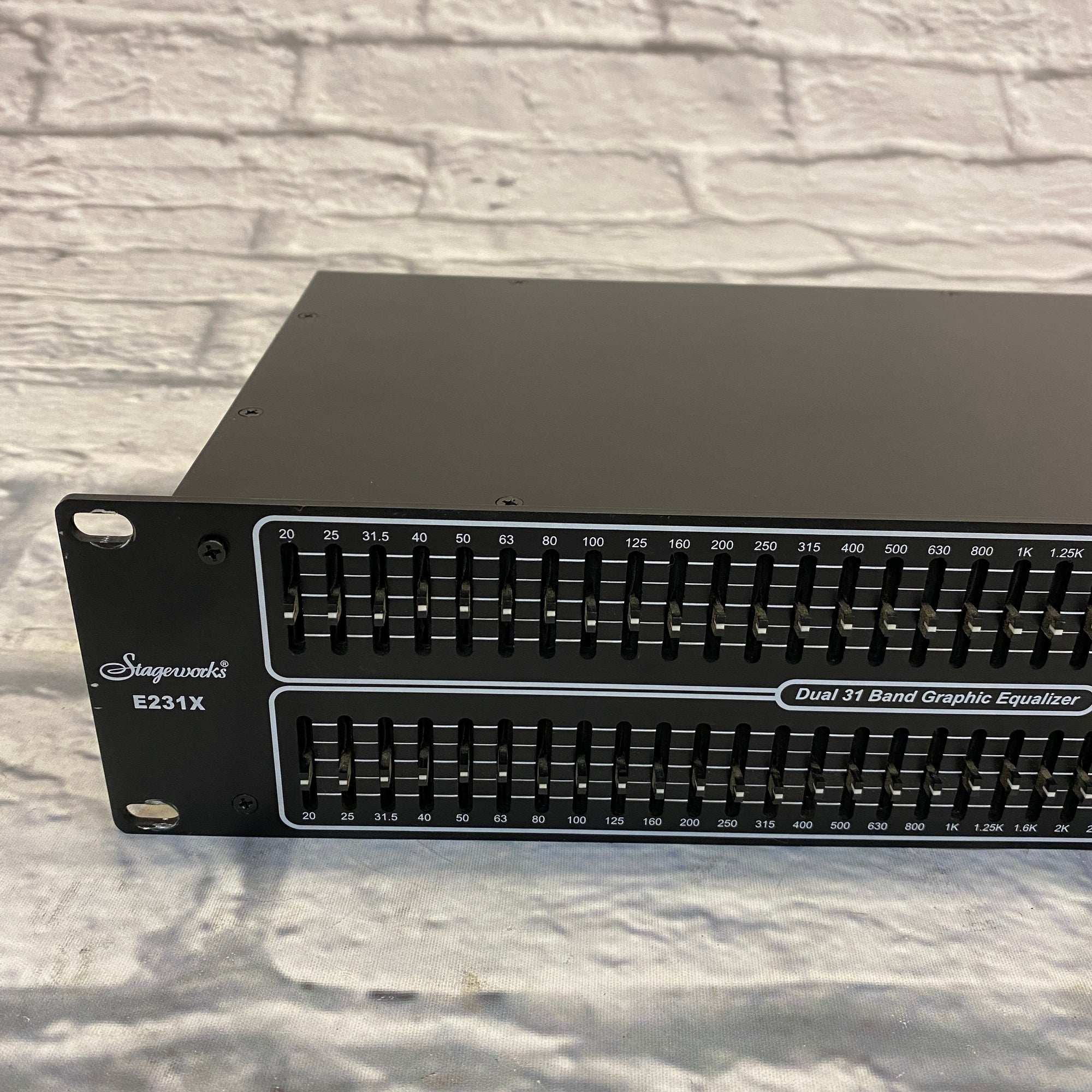 Stageworks E231X Dual 31 Band Rack EQ Evolution Music