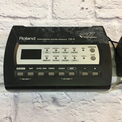 Roland TD-3 Sound Percussion Module w/ pwr supply