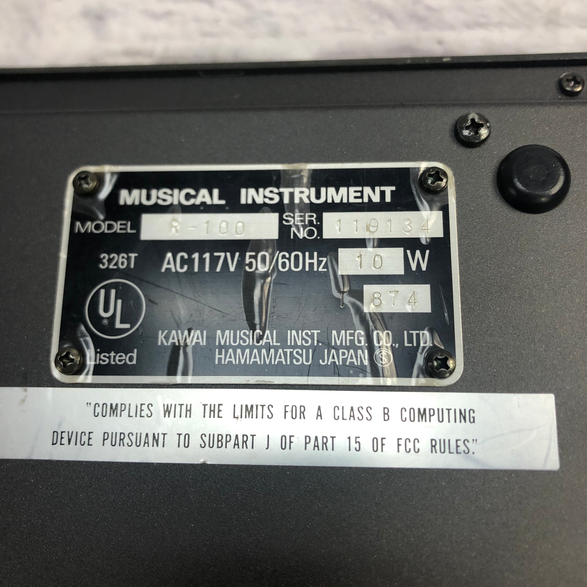Kawai Vintage R100 Drum Machine