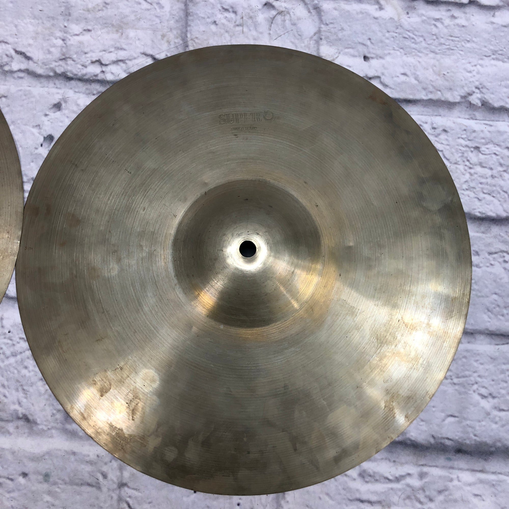Vintage 14in Super Switzerland Hi Hats