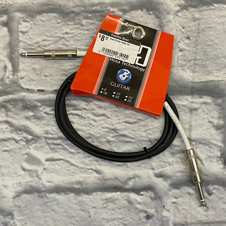 Hosa Guitar Cable 5ft