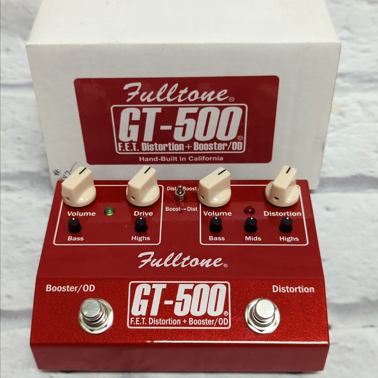 Fulltone GT-500 FET Distortion + Booster/OD Overdrive Guitar