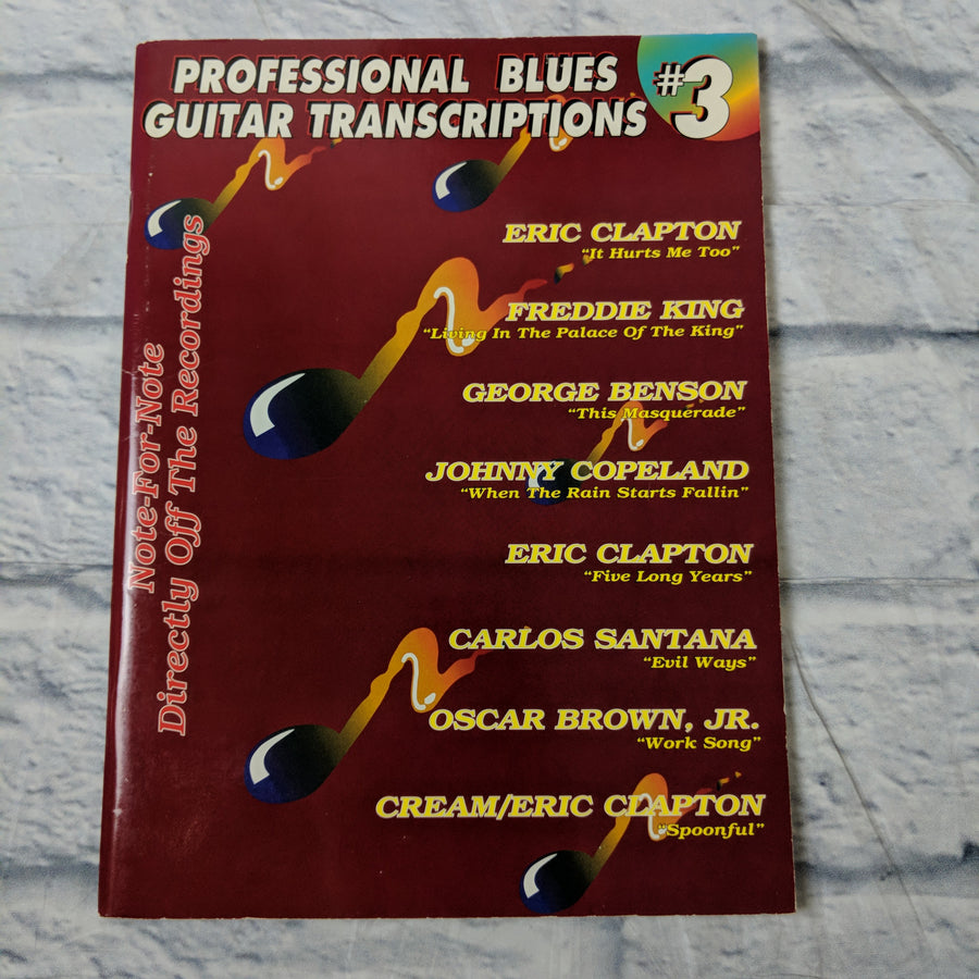 Professional Blues Guitar Transcriptions #3 (Note - For - Note directly off the recordings)