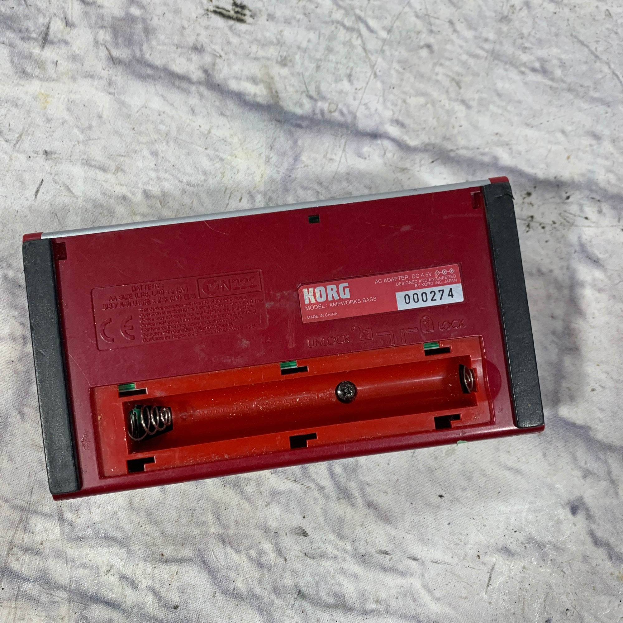 Korg Ampworks Bass Modeling Processor Pedal