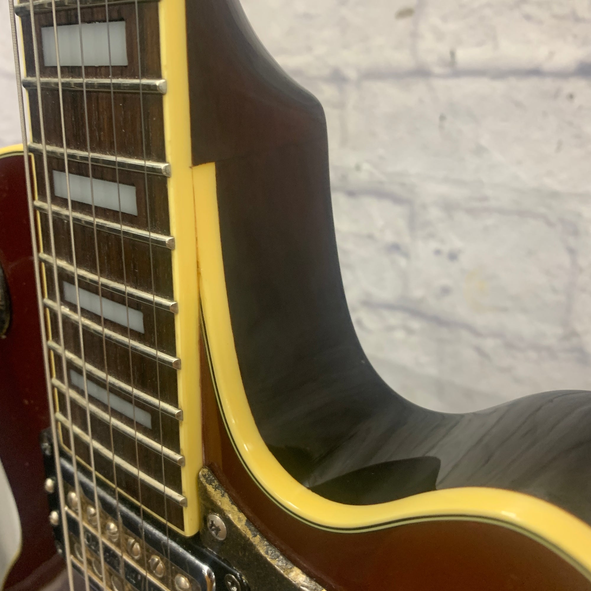 DeArmond M77 Les Paul Style Wine Red Electric Guitar