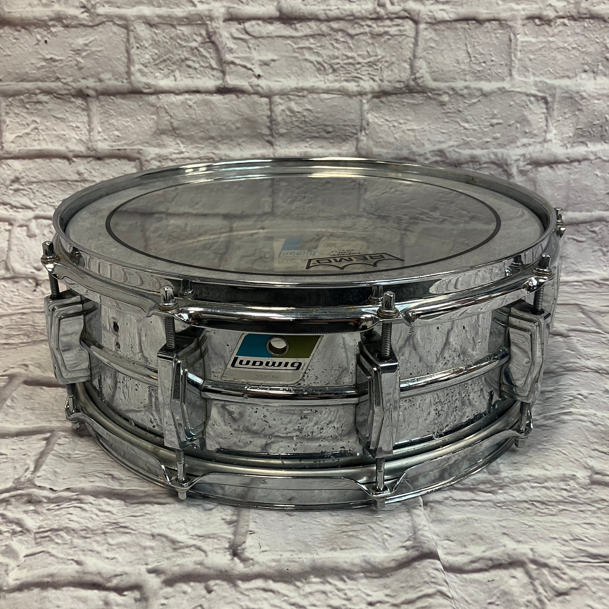 Ludwig Vintage 1971 Supraphonic 14 x 5 Snare Drum Pitted