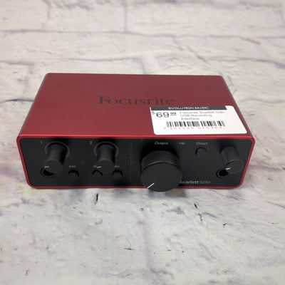 Focusrite Scarlett Solo USB Recording Interface