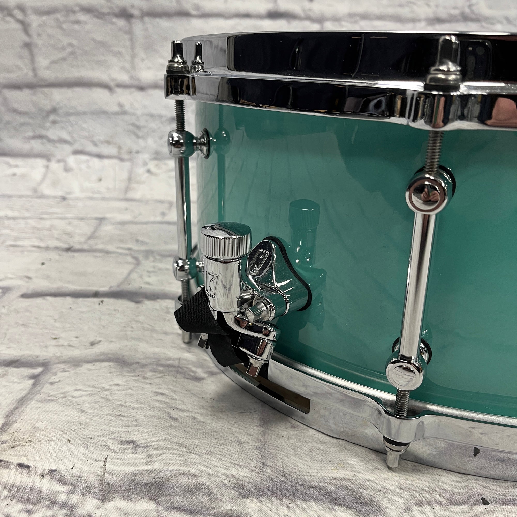 Tama S.L.P Fat Spruce Snare Turquoise 14x6.5" Snare
