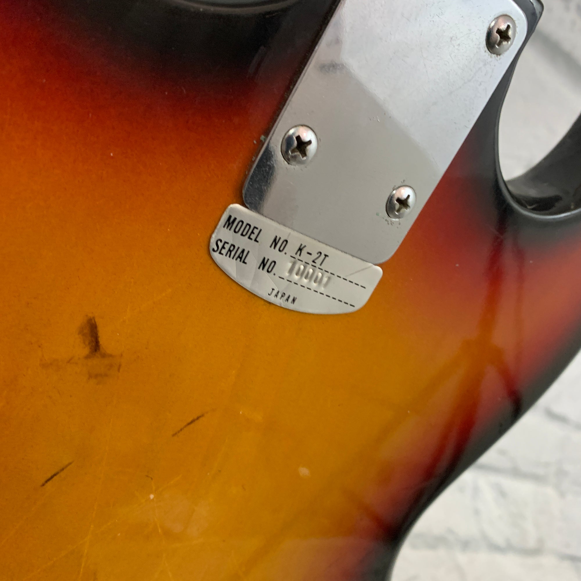 Teisco K-2T Project Electric Guitar AS IS