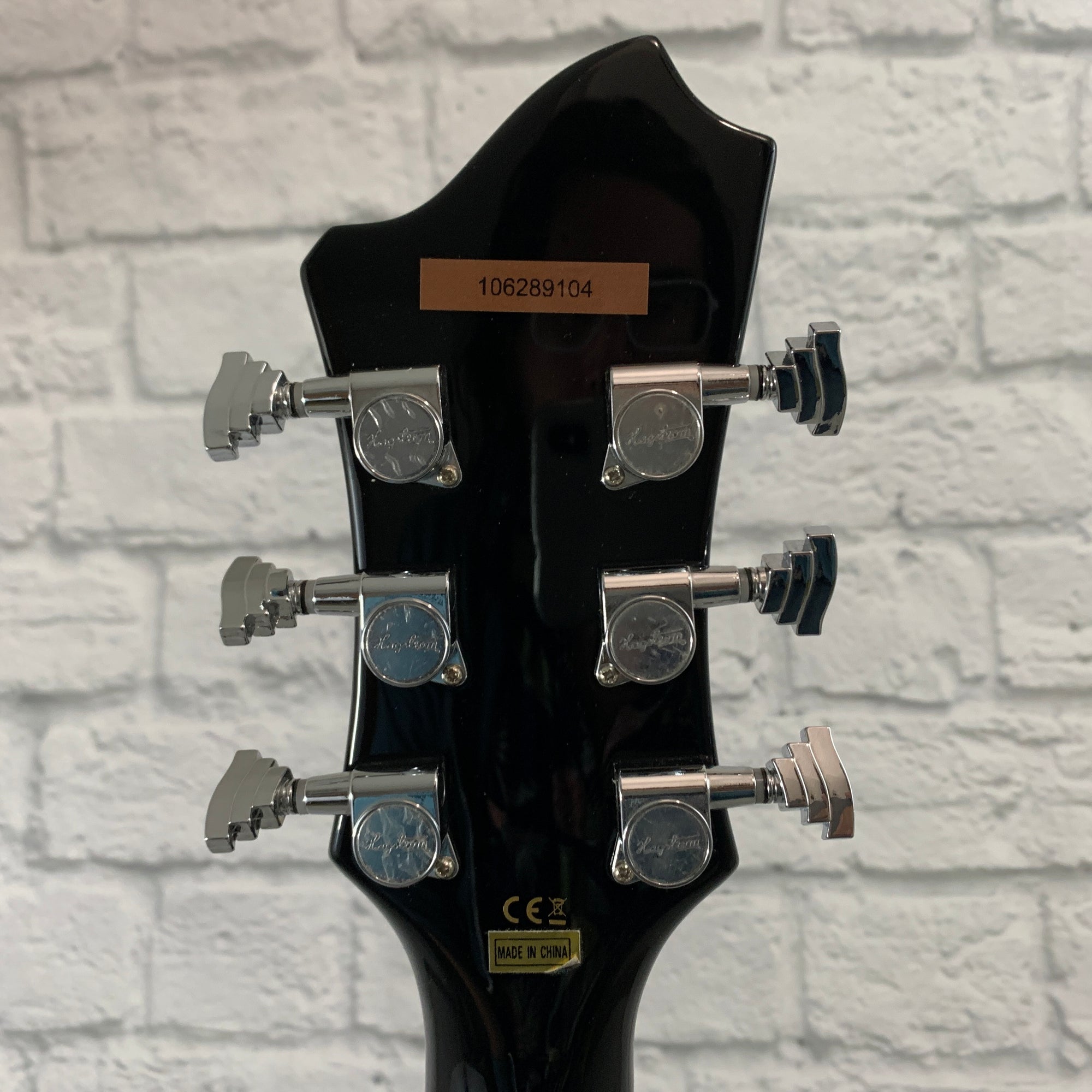 Hagstrom Fantomen Electric Guitar - Black Gloss