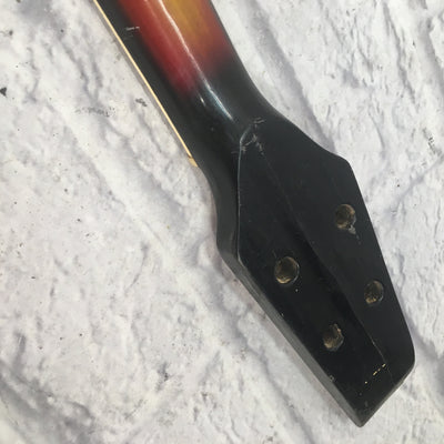 Vintage 1960s Short Scale Bass Guitar Neck (G) Rosewood Fretboard Made in Japan