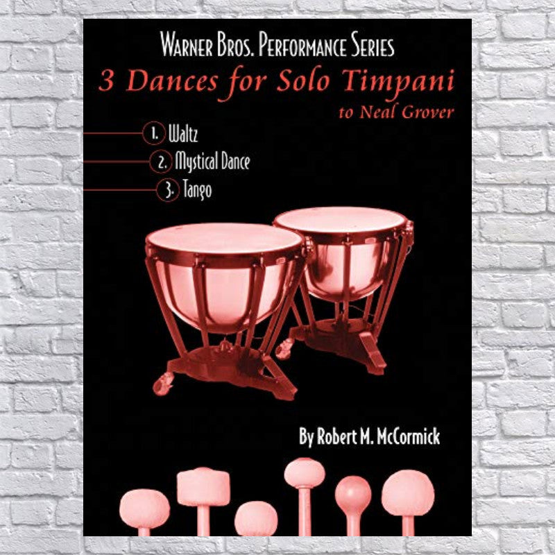 00-0459B 3 Dances for Solo Timpani