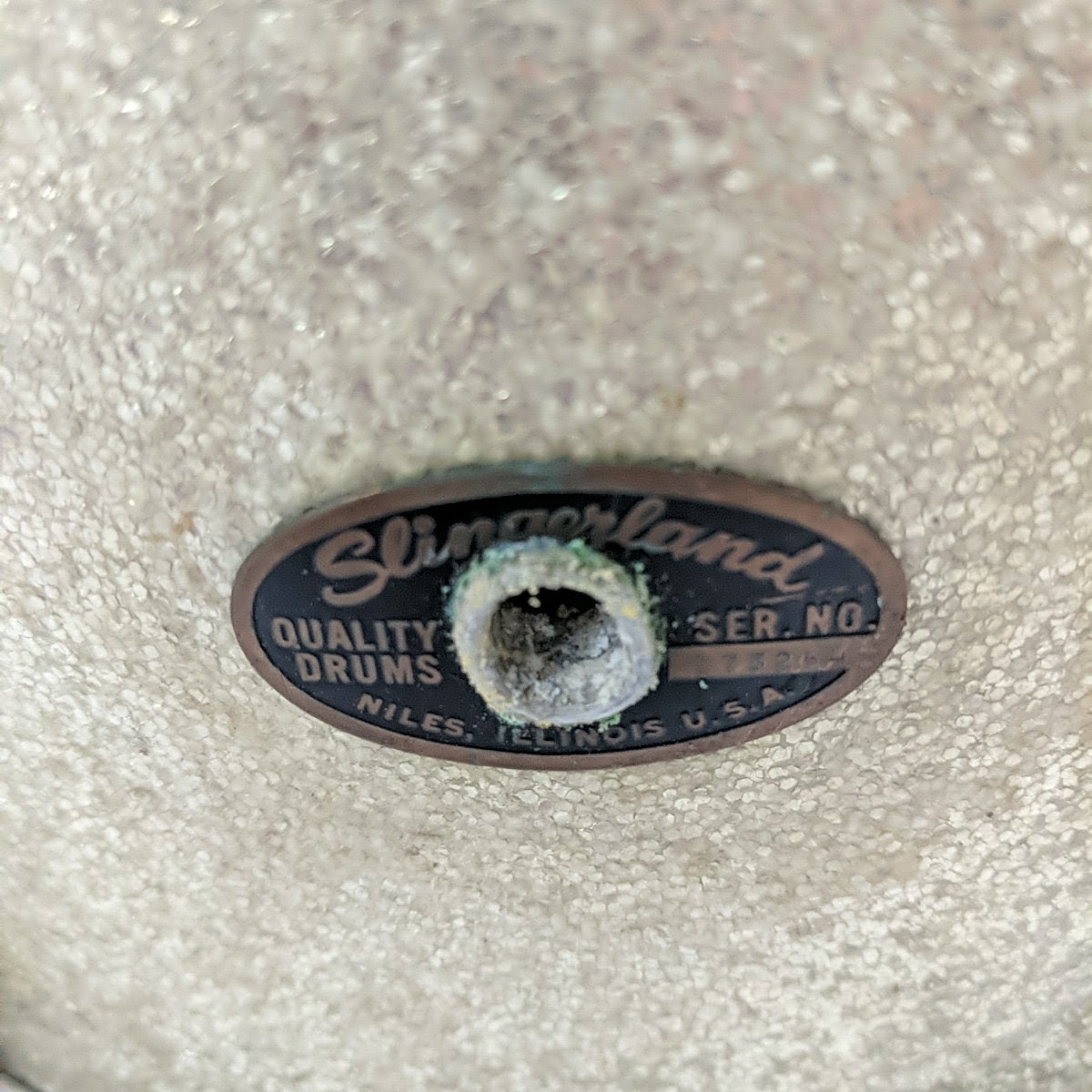 Slingerland Vintage 12 Silver Sparkle Tom