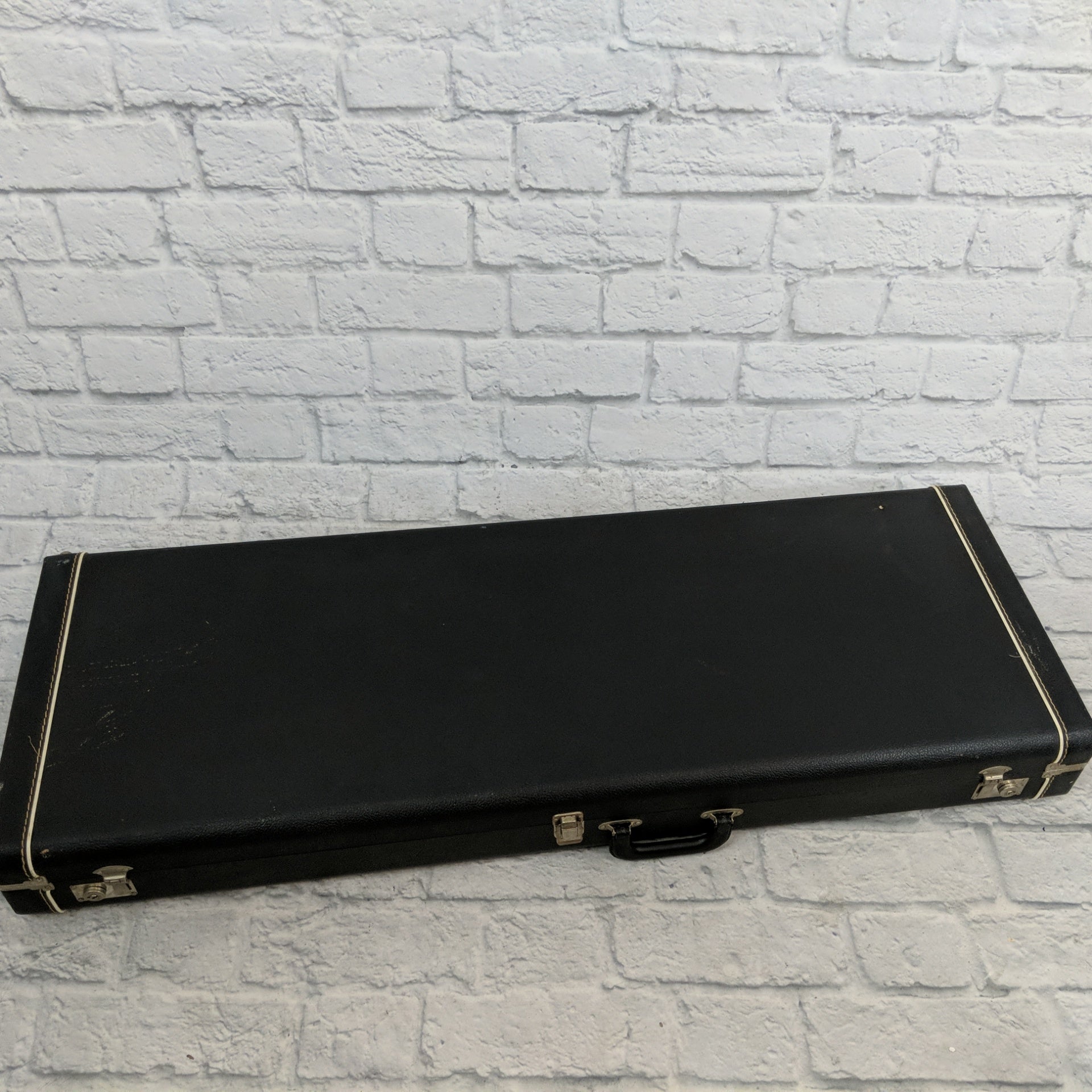 Vintage Electric Guitar Hard Case Blue Interior