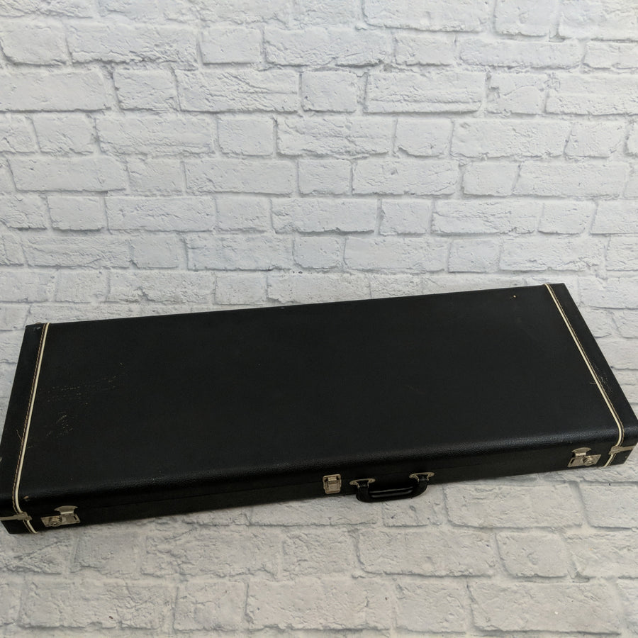 Vintage Electric Guitar Hard Case Blue Interior
