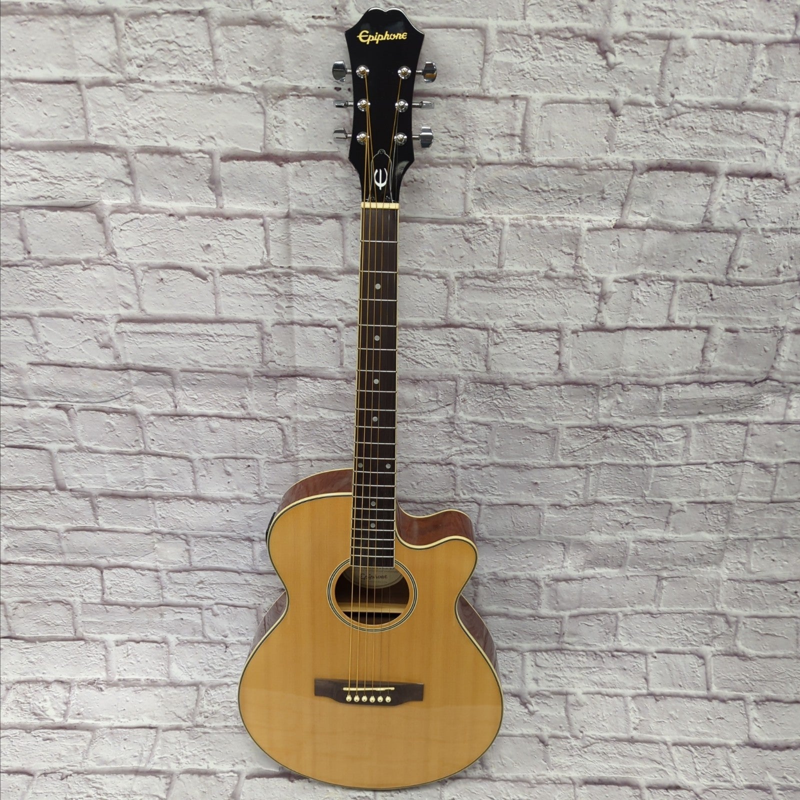 Epiphone PR-4E N/A Concert Acoustic Guitar with Gig Bag