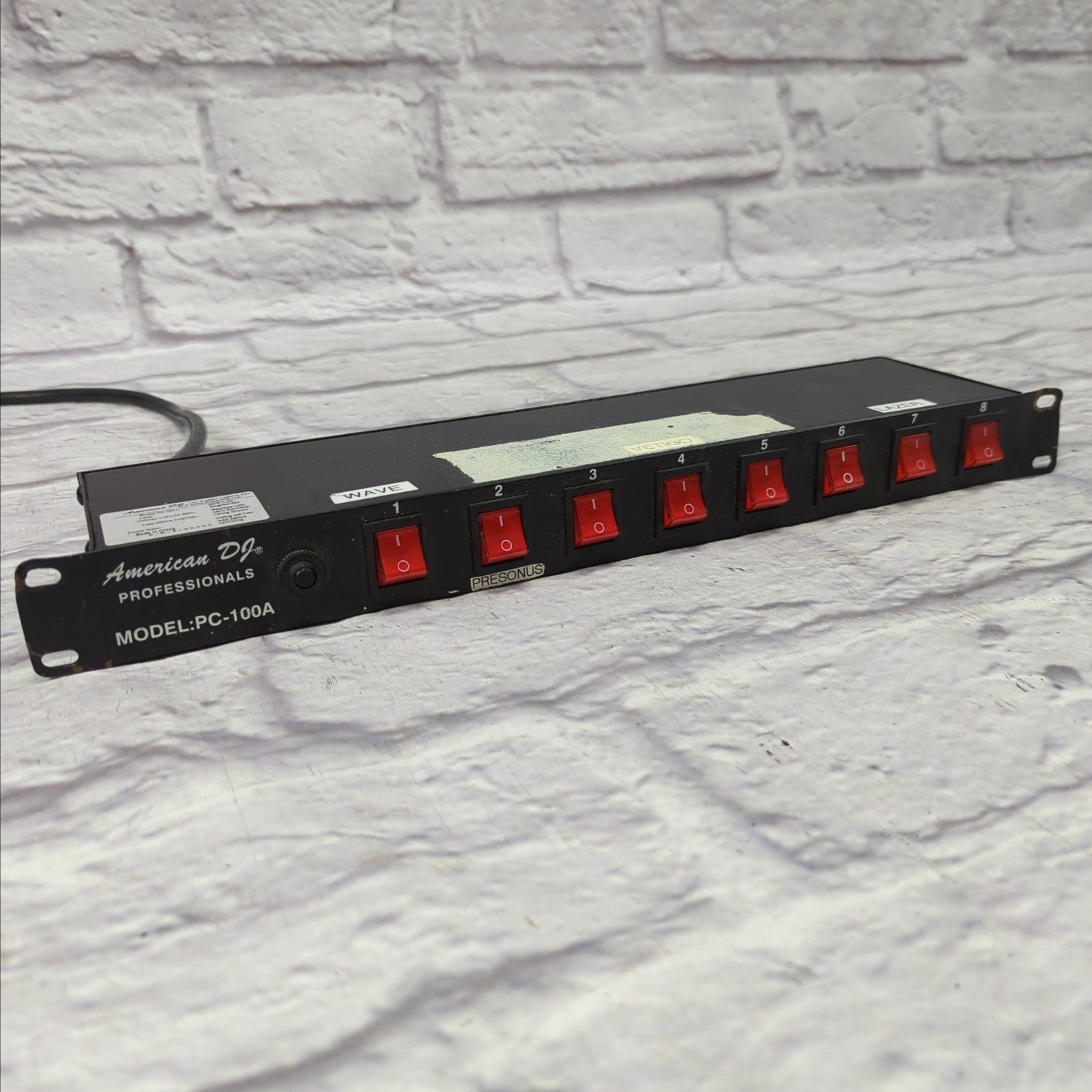 American DJ PC-100A 8 Channel Lighting Power Center Power Conditioner