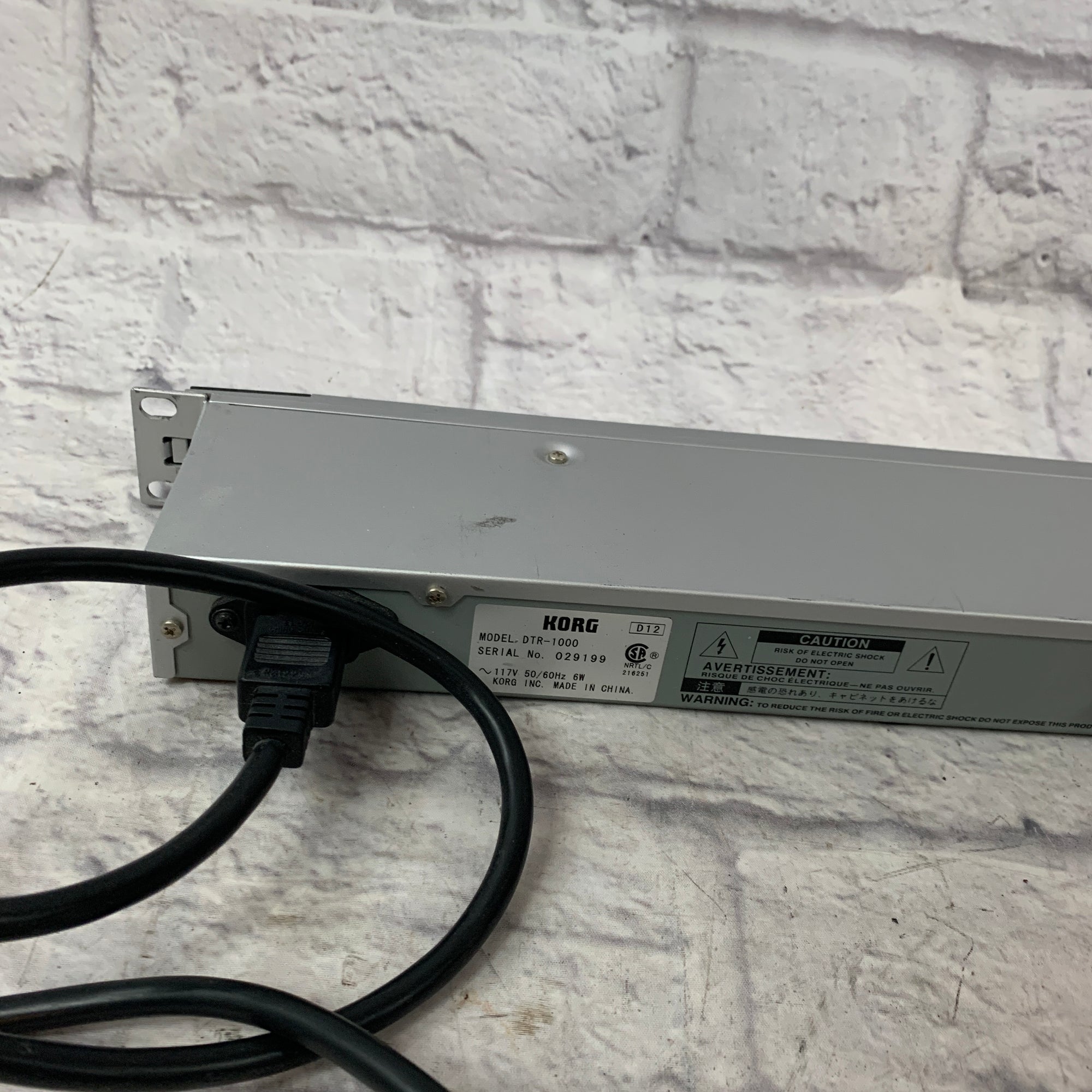 Korg DTR-1000 Digital Rack Tuner