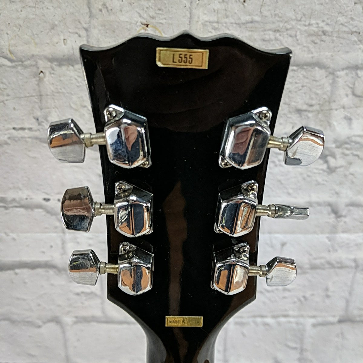 Lotus L555 LP Style Black Made in Korea Electric Guitar