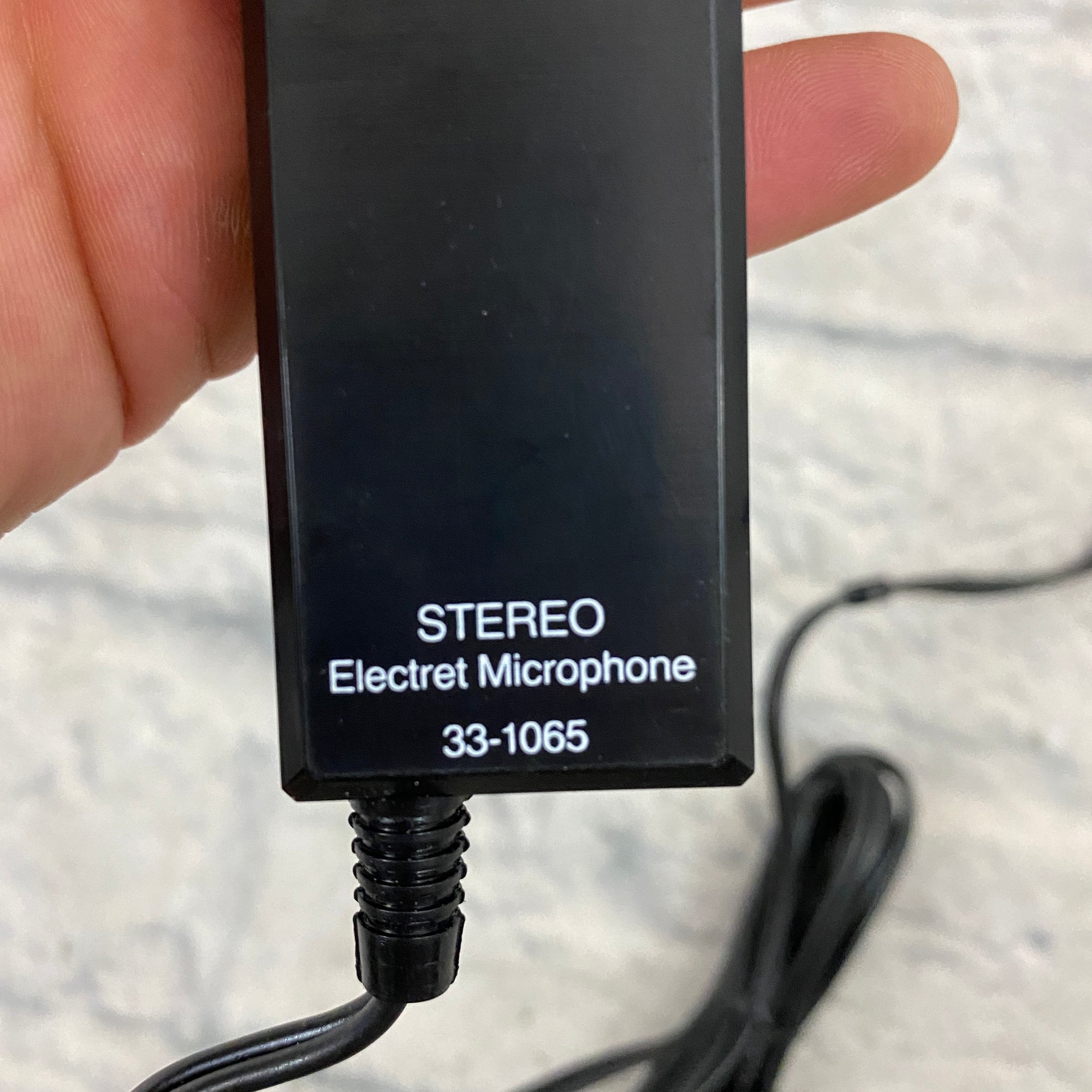 Realistic 33-1065 Stereo Electret Microphone
