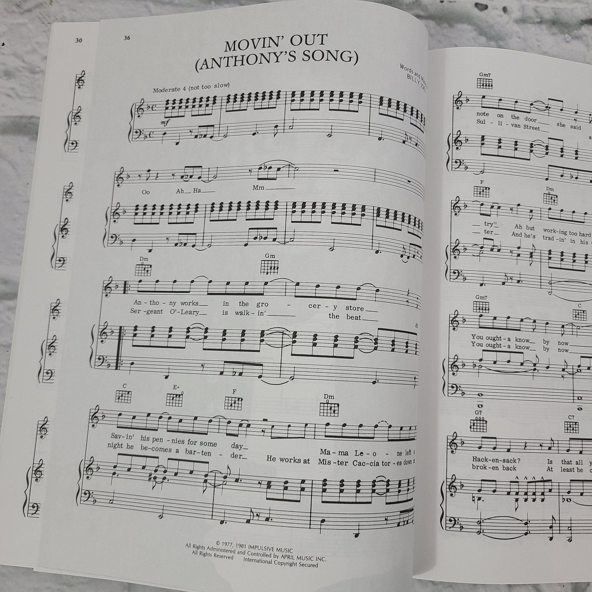 Billy Joel Greatest Hits Volume 1 and 2