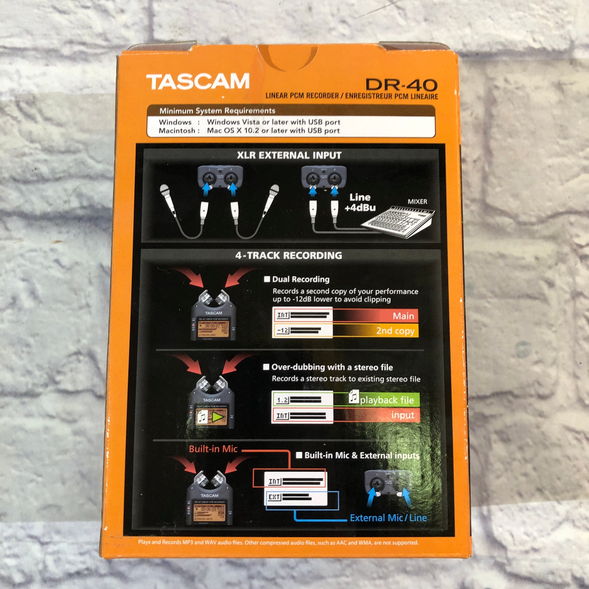 Tascam DR-40 Digital PCM Field Recorder