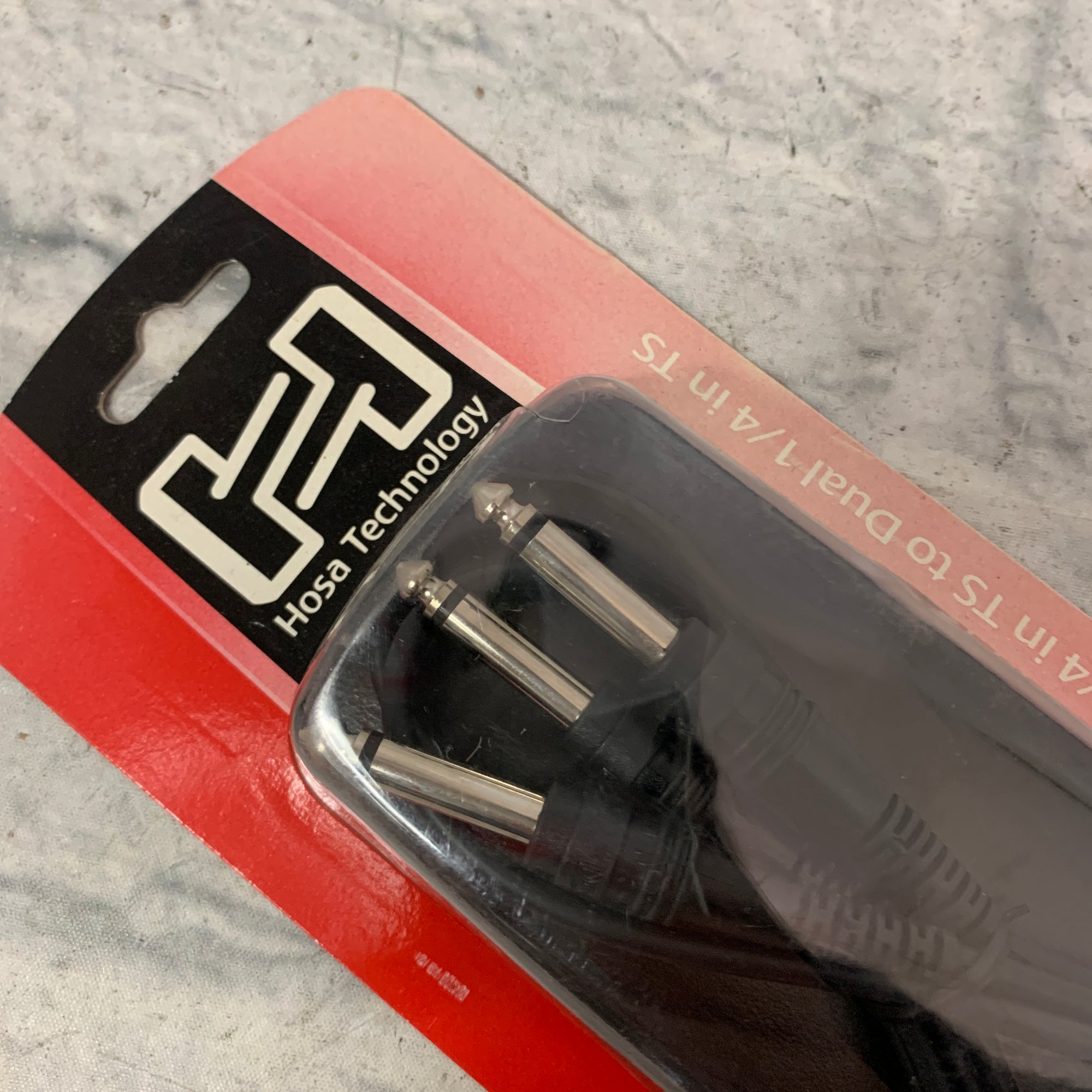 Hosa CYP-103 1/4" TS Y Cable - New Old Stock!