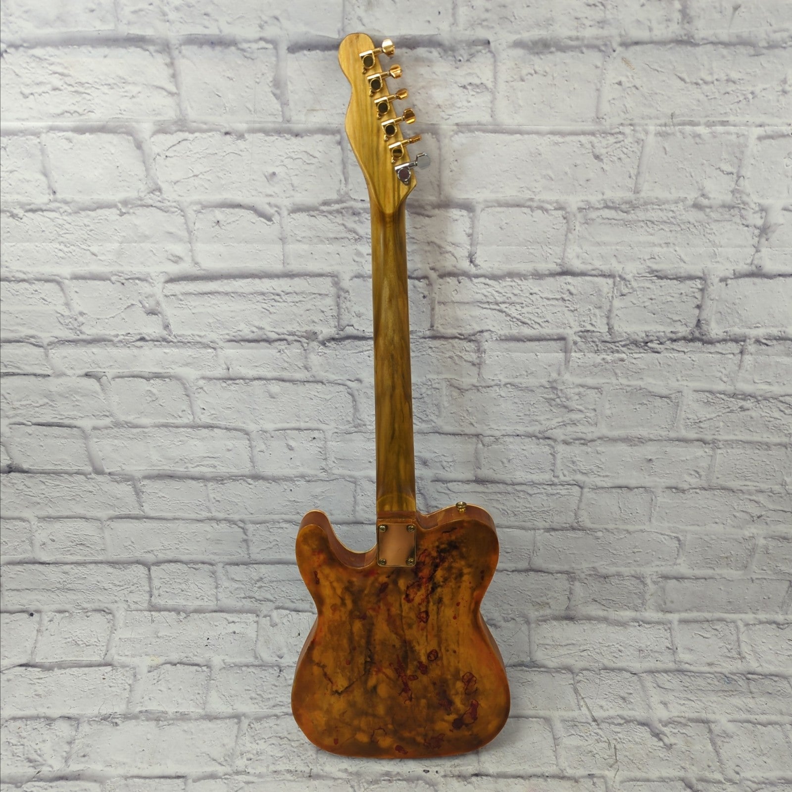 Unknown Tele Style Solid Body Artistic Refinish