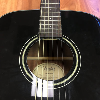 Fender DG60 Black Acoustic Guitar